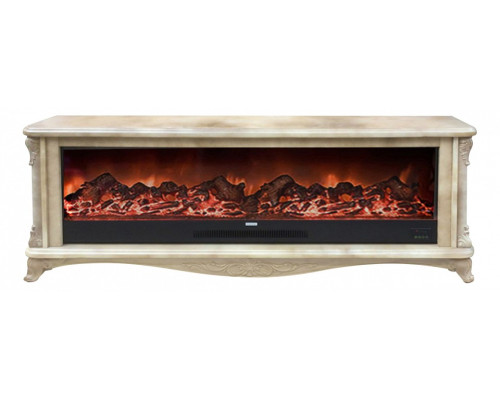 Комплект из электрокамина напольного и портала (155x35x63.1 см) Версаль царга Premier S130 ВЕЦМ00014 Комплект из электрокамина напольного и портала (155x35x63.1 см) Версаль царга Premier S130 ВЕЦМ00014