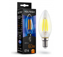 Лампа светодиодная Voltega Candle 6W E14 6Вт 2800K 7019