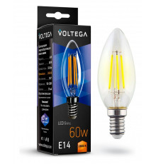 Лампа светодиодная Voltega Candle 6W E14 6Вт 2800K 7019