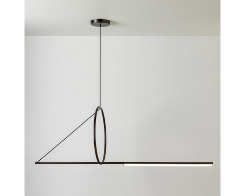 Подвесной светильник Imperiumloft Suspension Cercle Et Trait – Graphite Satine 40.1282-0 Подвесной светильник Imperiumloft Suspension Cercle Et Trait – Graphite Satine 40.1282-0