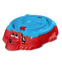 Песочница KIDS Собачка с крышкой 432
