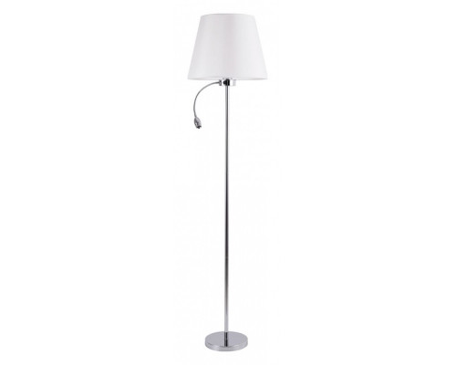 Торшер с подсветкой Arte Lamp Elba A2581PN-2CC Торшер с подсветкой Arte Lamp Elba A2581PN-2CC
