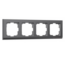 Рамка на 4 поста Werkel Stark (графит матовый) W0041864