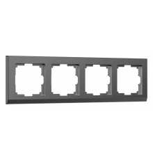 Рамка на 4 поста Werkel Stark (графит матовый) W0041864