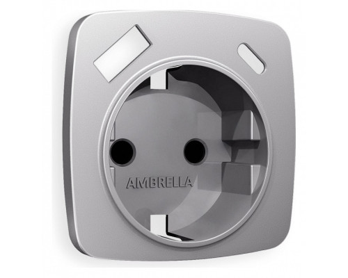 Накладка для розетки с заземлением и со шторками и 2хUSB type A и C Ambrella Volt Quant OP5100 Накладка для розетки с заземлением и со шторками и 2хUSB type A и C Ambrella Volt Quant OP5100
