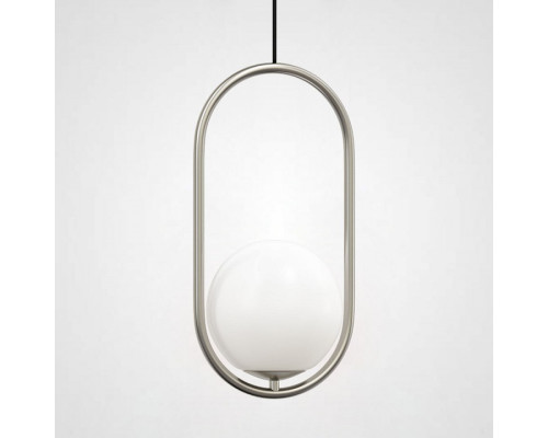 Подвесной светильник Imperiumloft Matthew Mccormick Hoop Silver Mila Pendant HOOP-B01 Подвесной светильник Imperiumloft Matthew Mccormick Hoop Silver Mila Pendant HOOP-B01