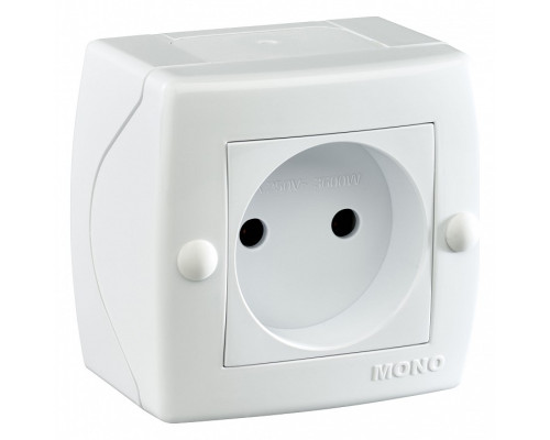 Розетка без заземления Mono Electric Octans IP20 104-010106-116 Розетка без заземления Mono Electric Octans IP20 104-010106-116
