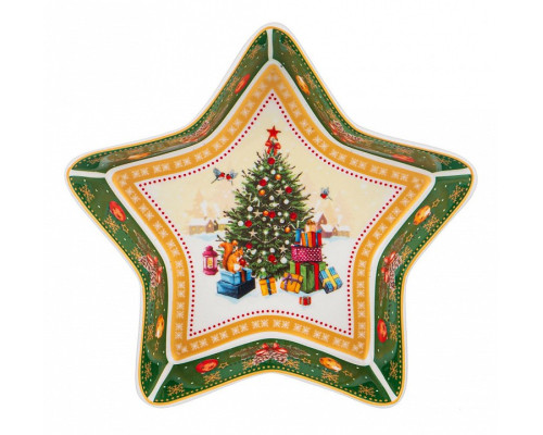Блюдо декоративное (17.5x17.5x3.5 см) Christmas collection 85-1610 Блюдо декоративное (17.5x17.5x3.5 см) Christmas collection 85-1610