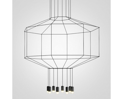 Подвесная люстра Imperiumloft Vibia Wireflow 40,1634 Подвесная люстра Imperiumloft Vibia Wireflow 40,1634