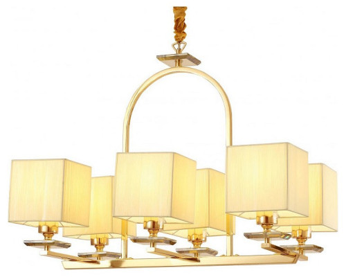 Подвесная люстра LUMINA DECO Liniano LDP 17100-6 GD Подвесная люстра LUMINA DECO Liniano LDP 17100-6 GD