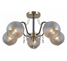 Люстра на штанге ILLUMICO  IL0432-5CSQ-29 AB BK
