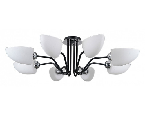 Люстра на штанге ILLUMICO IL0448-8CSQ-79 BK Люстра на штанге ILLUMICO IL0448-8CSQ-79 BK