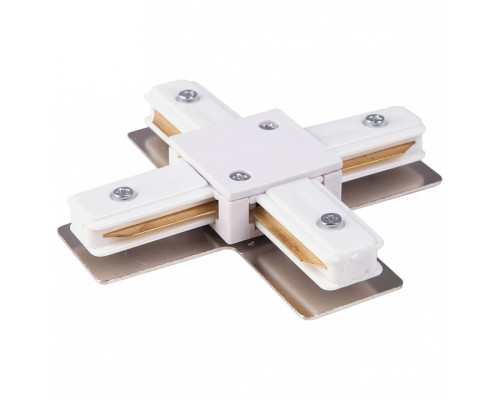 Соединитель X-образный для треков Elektrostandard Track Rail WH Surface a039585 Соединитель X-образный для треков Elektrostandard Track Rail WH Surface a039585