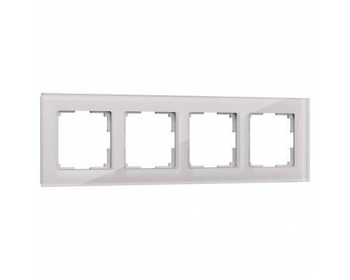 Рамка на 4 поста Werkel Favorit (дымчатый) W0041117 Рамка на 4 поста Werkel Favorit (дымчатый) W0041117
