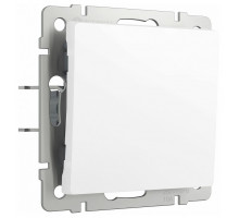 Кнопка звонка без рамки Werkel белый матовый W1114561