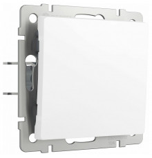 Кнопка звонка без рамки Werkel белый матовый W1114561