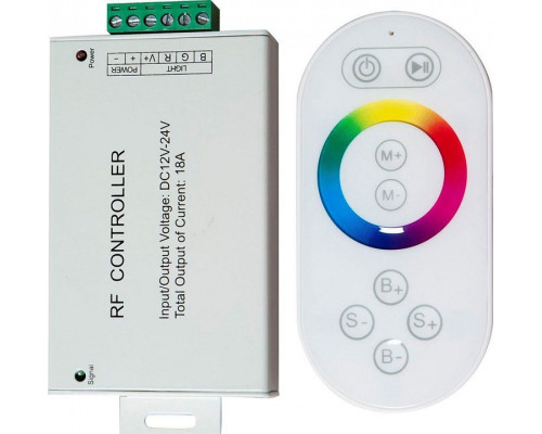 Контроллер-регулятор цвета RGB с пультом ДУ Feron LD56 21558 Контроллер-регулятор цвета RGB с пультом ДУ Feron LD56 21558