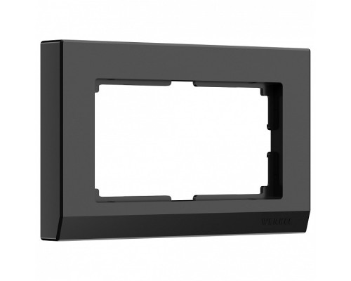 Рамка для двойной розетки Werkel Stark (черный) W0081808 Рамка для двойной розетки Werkel Stark (черный) W0081808