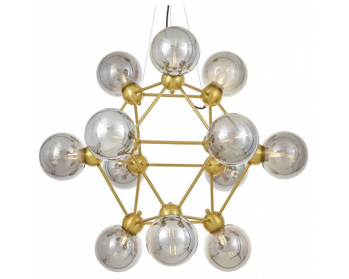 Подвесная люстра LUMINA DECO Zodiak LDP 160N-12 MD+GY Подвесная люстра LUMINA DECO Zodiak LDP 160N-12 MD+GY