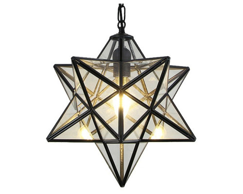 Подвесной светильник Imperiumloft Black Star Clear Glass 101314-26 Подвесной светильник Imperiumloft Black Star Clear Glass 101314-26