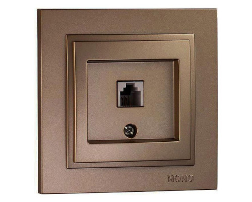 Розетка телефонная RJ-11 Mono Electric Despina 102-232305-124 Розетка телефонная RJ-11 Mono Electric Despina 102-232305-124