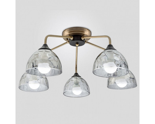 Потолочная люстра Imex MD.3826 MD.3826-5-S AB+BK Потолочная люстра Imex MD.3826 MD.3826-5-S AB+BK