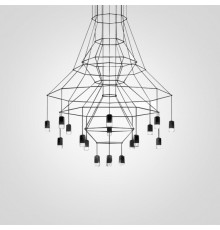 Подвесная люстра Imperiumloft Vibia Wireflow 40,1635