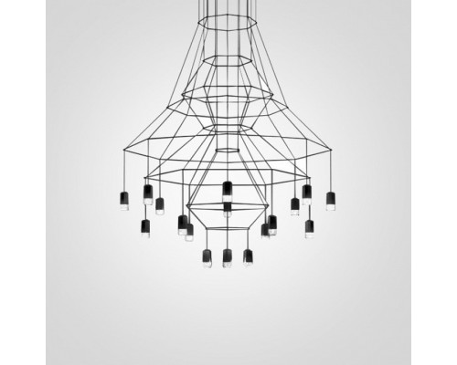 Подвесная люстра Imperiumloft Vibia Wireflow 40,1635 Подвесная люстра Imperiumloft Vibia Wireflow 40,1635