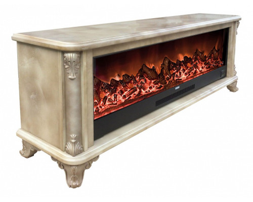 Комплект из электрокамина напольного и портала (155x35x63.1 см) Версаль царга Premier S130 ВЕМ000014 Комплект из электрокамина напольного и портала (155x35x63.1 см) Версаль царга Premier S130 ВЕМ000014