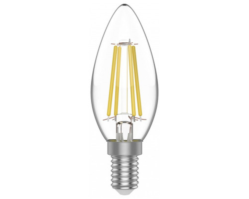 Лампа светодиодная Gauss Basic Filament E14 4.5Вт 4100K 1031215 Лампа светодиодная Gauss Basic Filament E14 4.5Вт 4100K 1031215