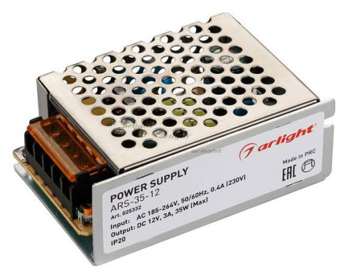 Блок питания Arlight ARS-35-12 025332 Блок питания Arlight ARS-35-12 025332