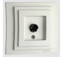 ТВ-розетка проходная Mono Electric Larissa 103-191905-137