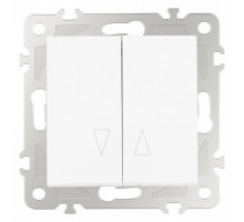 Выключатель для жалюзи без рамки Arte Milano 206 206.38-2.white