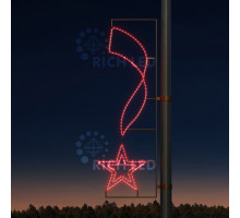 Панно световое День Победы RL-KN-9-6 RL-KN-9-6-R-R