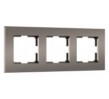 Рамка на 3 поста Werkel Slab (бронза софт) W0032963