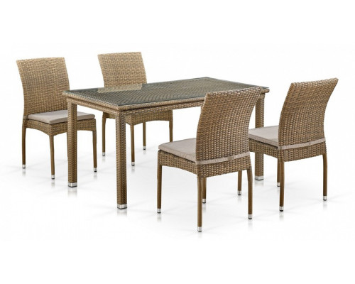 Набор уличный T256B/Y380B-W65 Light Brown (4+1)