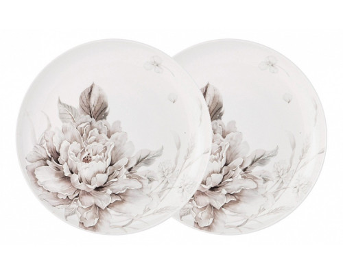 Набор из 2 тарелок плоских White flower 415-2127 Набор из 2 тарелок плоских White flower 415-2127