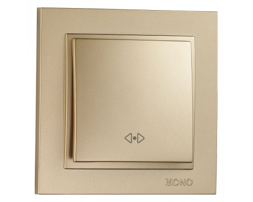 Выключатель перекрестный одноклавишный Mono Electric Despina 102-222225-112 Выключатель перекрестный одноклавишный Mono Electric Despina 102-222225-112