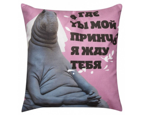 Подушка декоративная (40x40 см) Ждун Подушка декоративная (40x40 см) Ждун