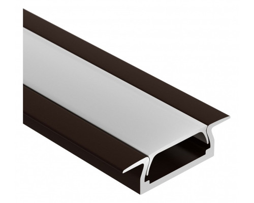 Профиль встраиваемый Arlight MIC-F-2000 ANOD Brown Deep 017655 Профиль встраиваемый Arlight MIC-F-2000 ANOD Brown Deep 017655