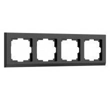Рамка на 4 поста Werkel Stark (черный) W0041808