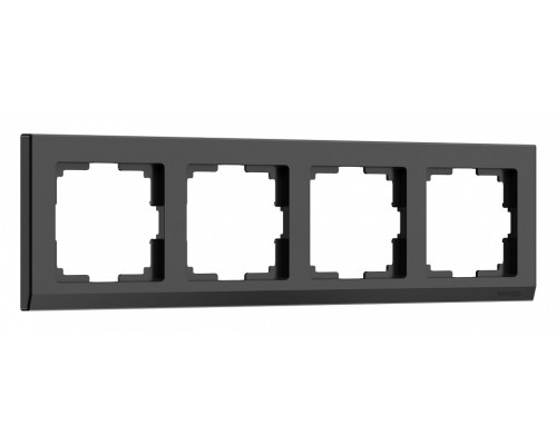 Рамка на 4 поста Werkel Stark (черный) W0041808 Рамка на 4 поста Werkel Stark (черный) W0041808