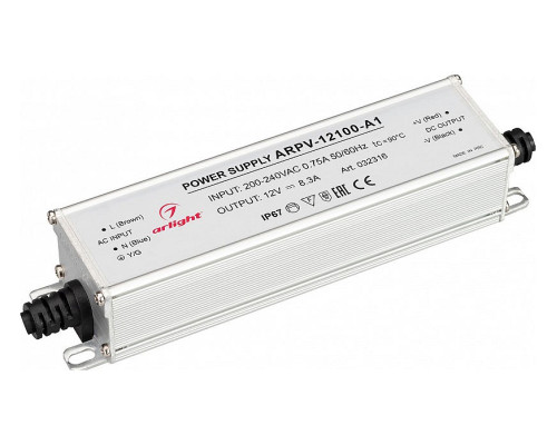 Блок питания с проводом Arlight ARPV 032316 Блок питания с проводом Arlight ARPV 032316
