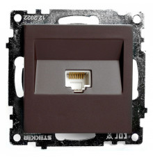 Розетка Ethernet RJ-45 без рамки Stekker Катрин 49023