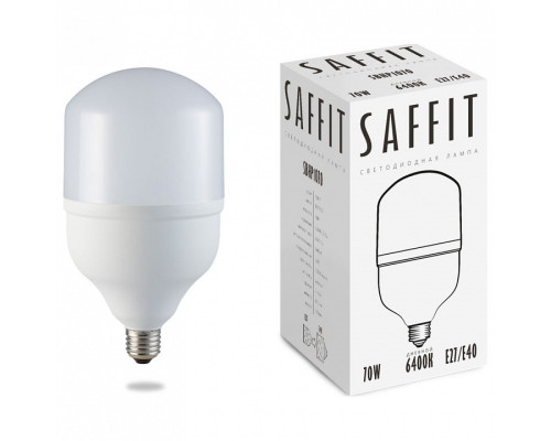 Лампа светодиодная Feron Saffit SBHP1070 E27-E40 70Вт 6400K 55099 Лампа светодиодная Feron Saffit SBHP1070 E27-E40 70Вт 6400K 55099