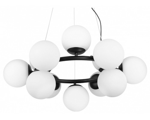 Подвесная люстра LUMINA DECO Fino TP 2002-12 BK Подвесная люстра LUMINA DECO Fino TP 2002-12 BK