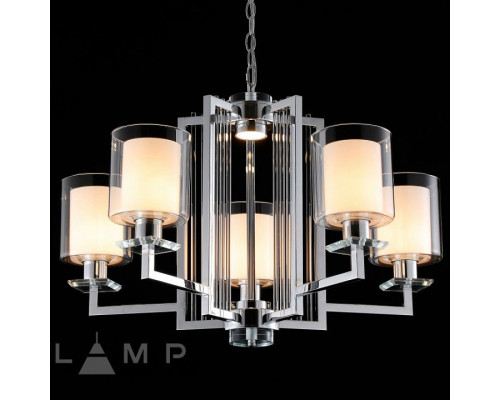 Подвесная люстра iLamp King RM6201-5 CR+CL Подвесная люстра iLamp King RM6201-5 CR+CL