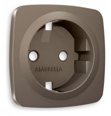 Накладка для розетки с заземлением Ambrella Volt Quant OP6360
