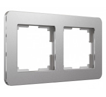 Рамка на 2 поста Werkel Platinum (алюминий) W0022606