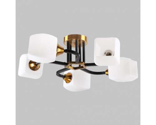 Люстра на штанге Imex MD.52009 MD.52009-5-S-BK+GAB Люстра на штанге Imex MD.52009 MD.52009-5-S-BK+GAB